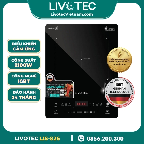 Bếp Từ Đơn Livotec E-smart LIS-826