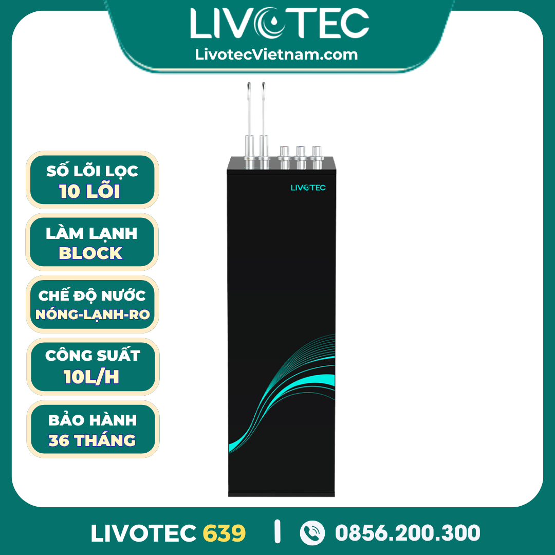 Máy Lọc Nước Nóng Lạnh Livotec 639