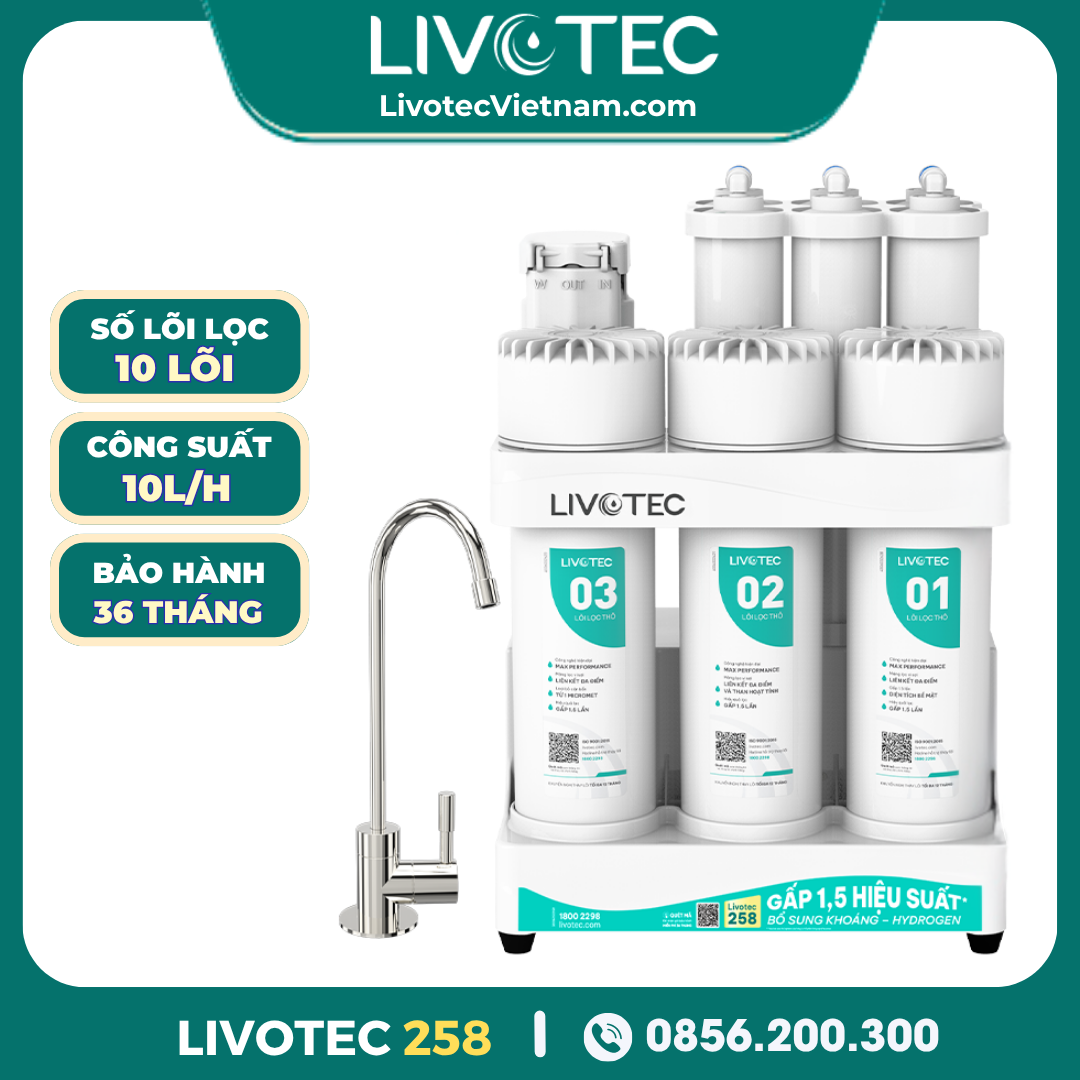 Máy Lọc Nước Để Gầm Livotec 258