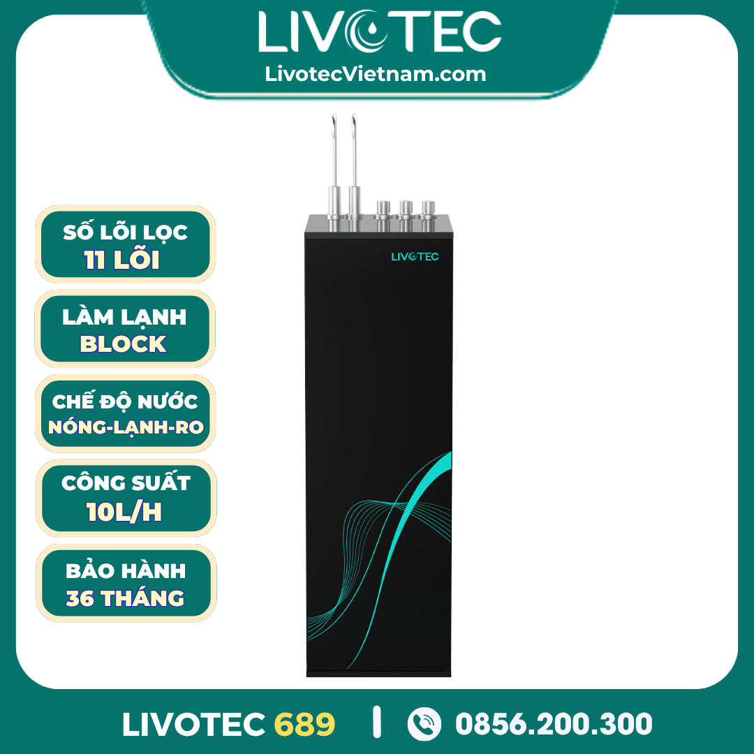 Máy Lọc Nước Nóng Lạnh Livotec 689