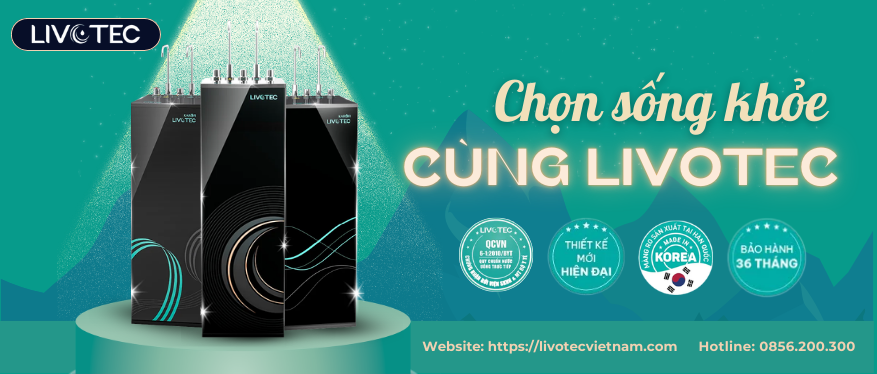 Máy lọc nước nóng lạnh Livotec