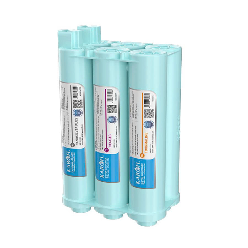 Sáu lõi chức năng Corosex, ORP Alkaline, Hydrogen Plus, Tourmaline, T33-GAC, Nano Silver Plus