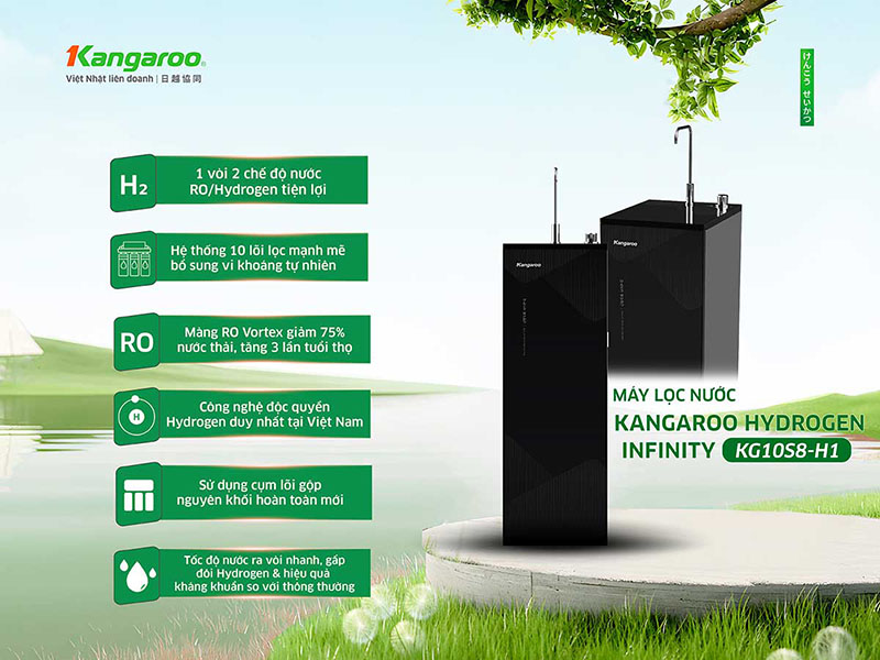 Máy lọc nước Kangaroo Infinity KG10S8-H1