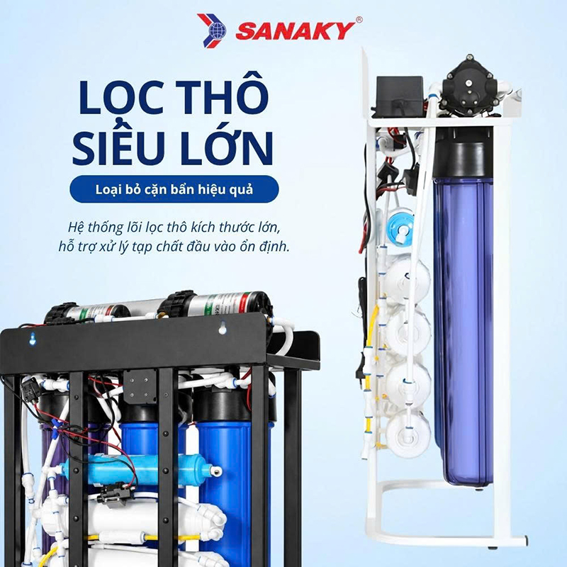 Hệ thống lọc thô 20 inch máy lọc nước Sanaky SNK-017 400G