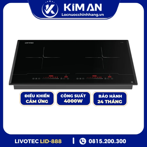 Bếp điện từ đôi Livotec LID-888