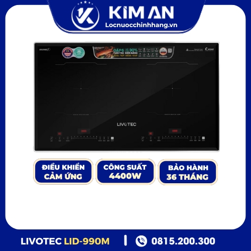Bếp từ đôi Livotec E-smart LID-990M