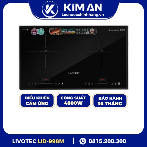 Bếp từ đôi Livotec E-smart LID-998M