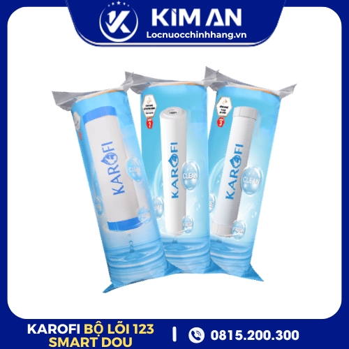 Bộ lõi lọc thô Karofi 1,2,3 (SMART DOU)