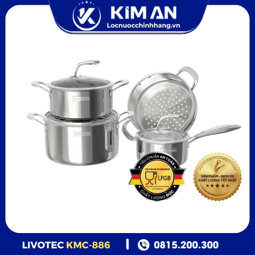 Bộ nồi inox cao cấp Kochmax KMC-866