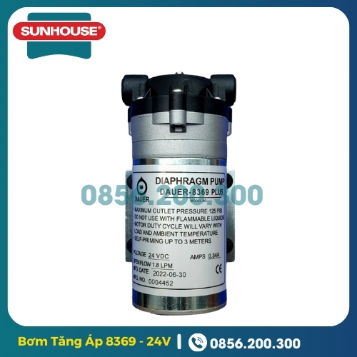 Bơm Tăng Áp 8369 - 24V Cho Máy Lọc Nước