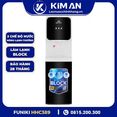 Cây nước nóng lạnh hút bình Hòa Phát HHC389