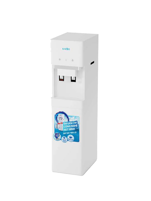 Cây nước nóng lạnh hút bình Karofi HC300-W