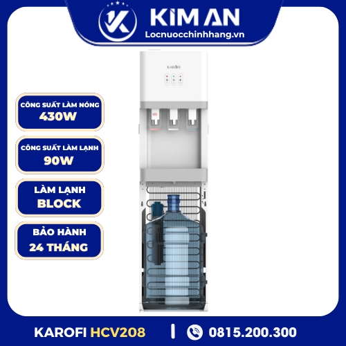 Cây nước nóng lạnh nguội Karofi HCV208