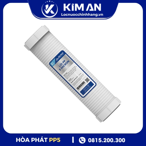 Lõi Lọc Thô Hòa Phát PP 5 Micron (Đóng túi)