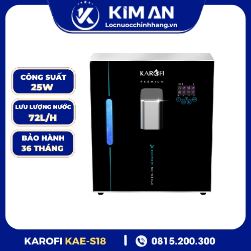 Máy Chuyển Đổi Hydro-ion kiềm Karofi KAE-S18