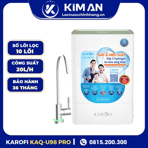 Máy lọc nước RO Karofi KAQ-U98 PRO