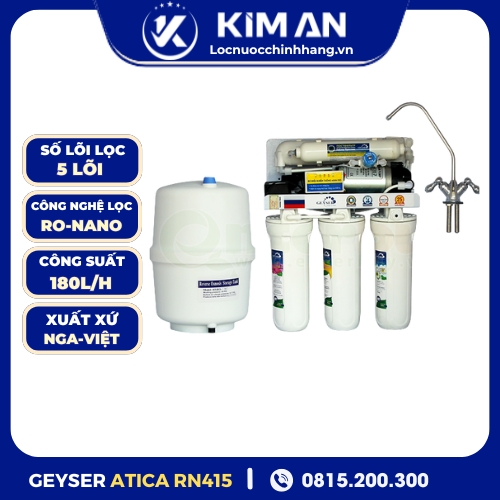 MÁY LỌC NƯỚC GEYSER ATICA RN415