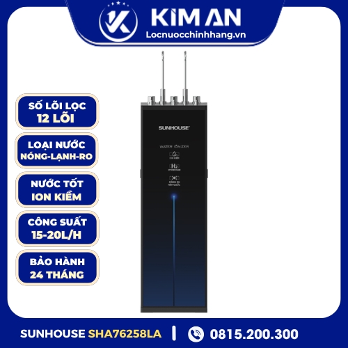 MÁY LỌC NƯỚC ION KIỀM HYDROGEN UltraX SUNHOUSE SHA76258LA