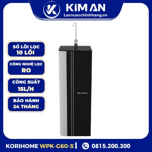 Máy lọc nước Korihome WPK-G60-S
