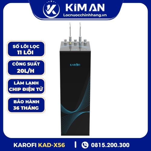 Máy lọc nước nóng lạnh Karofi KAD-X56