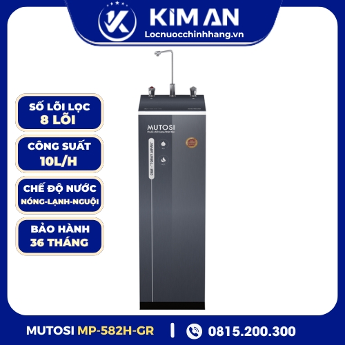 Máy lọc nước Nóng Nguội 8 lõi MP-582H-GR