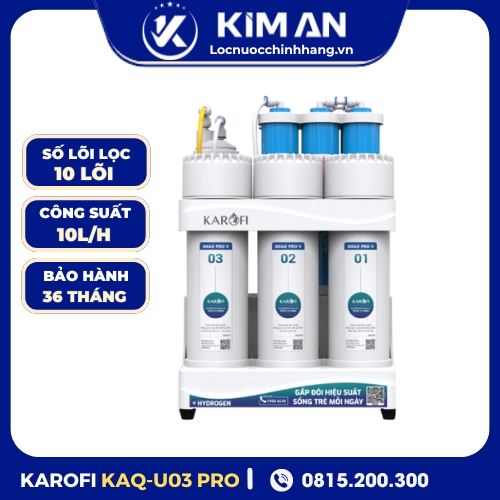 Máy lọc nước RO Karofi KAQ-U03 Pro