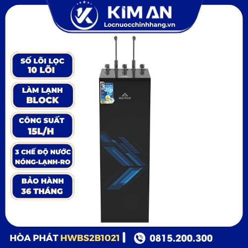 Máy lọc nước RO nóng lạnh Hòa Phát HWBS2B1021