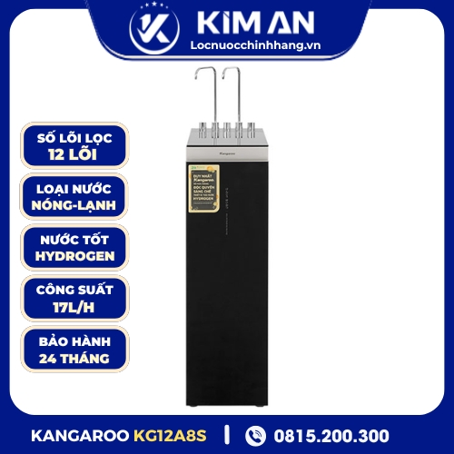 Máy lọc nước RO nóng lạnh Hydrogen Kangaroo KG12A8S