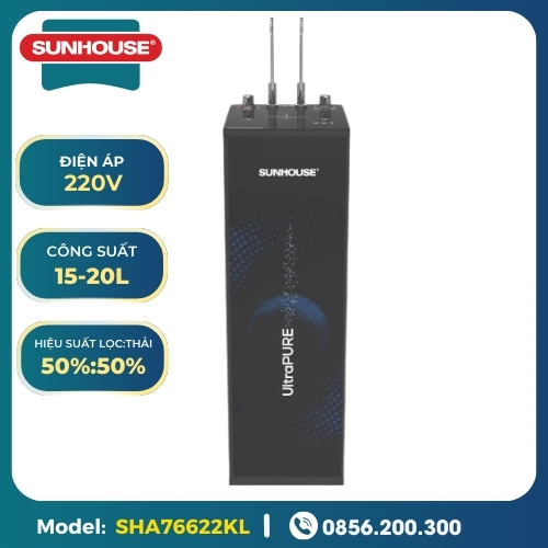 Máy Lọc Nước SUNHOUSE Nóng-Lạnh-RO UltraPURE SHA76622KL