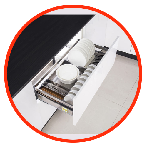 Giá bát đa năng tủ dưới