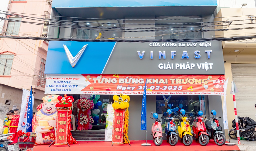 VINFAST GIẢI PHÁP VIỆT TIẾP TỤC MỞ RỘNG THỊ TRƯỜNG ĐẠI LÝ PHÂN PHỐI MỚI TẠI BIÊN HOÀ - ĐỒNG NAI