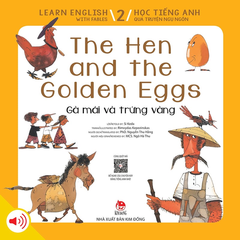 Learn English With Fables 2 - Học Tiếng Anh Qua Truyện Ngụ Ngôn - Tập 2 - The Hen And The Golden Eggs - Gà Mái Và Trứng Vàng