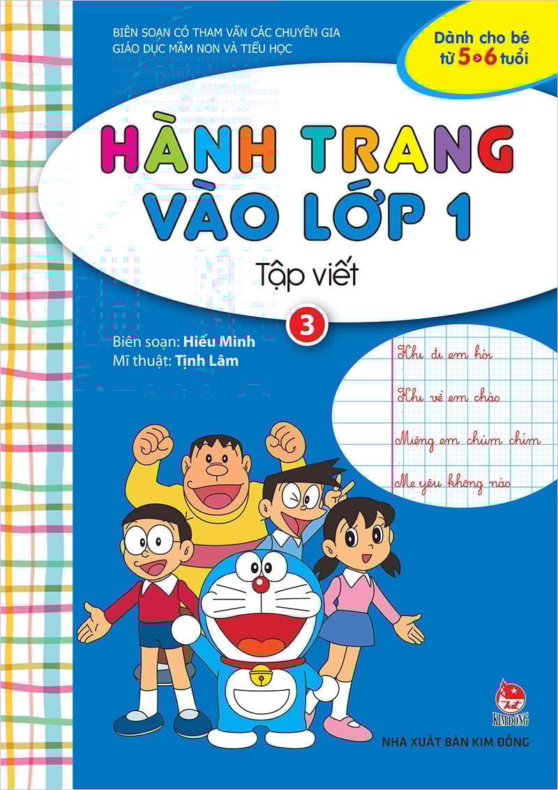Hành Trang Vào Lớp 1 - Tập Viết - Tập 3 (Tái Bản 2019)