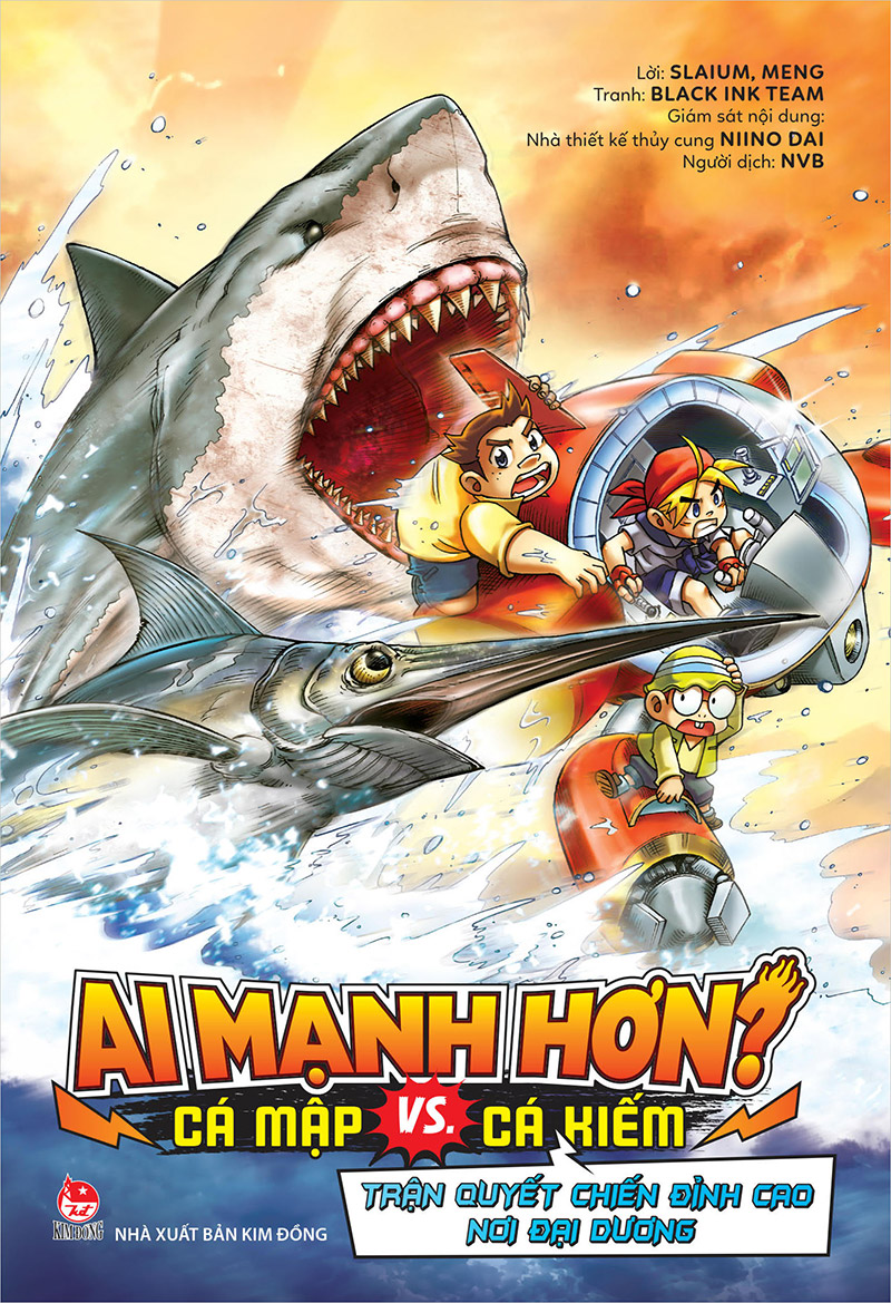 Ai mạnh hơn? - cá mập vs. cá kiếm - trận quyết chiến đỉnh cao nơi đại dương (tặng kèm 01 sticker)