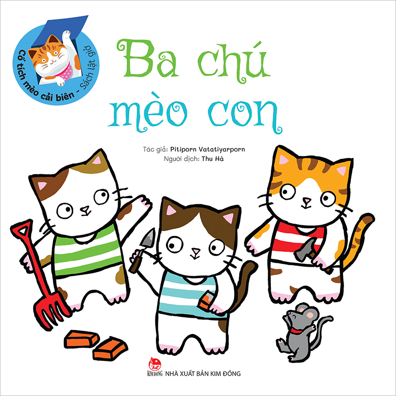 Cổ tích mèo cải biên - sách lật giở - ba chú mèo con