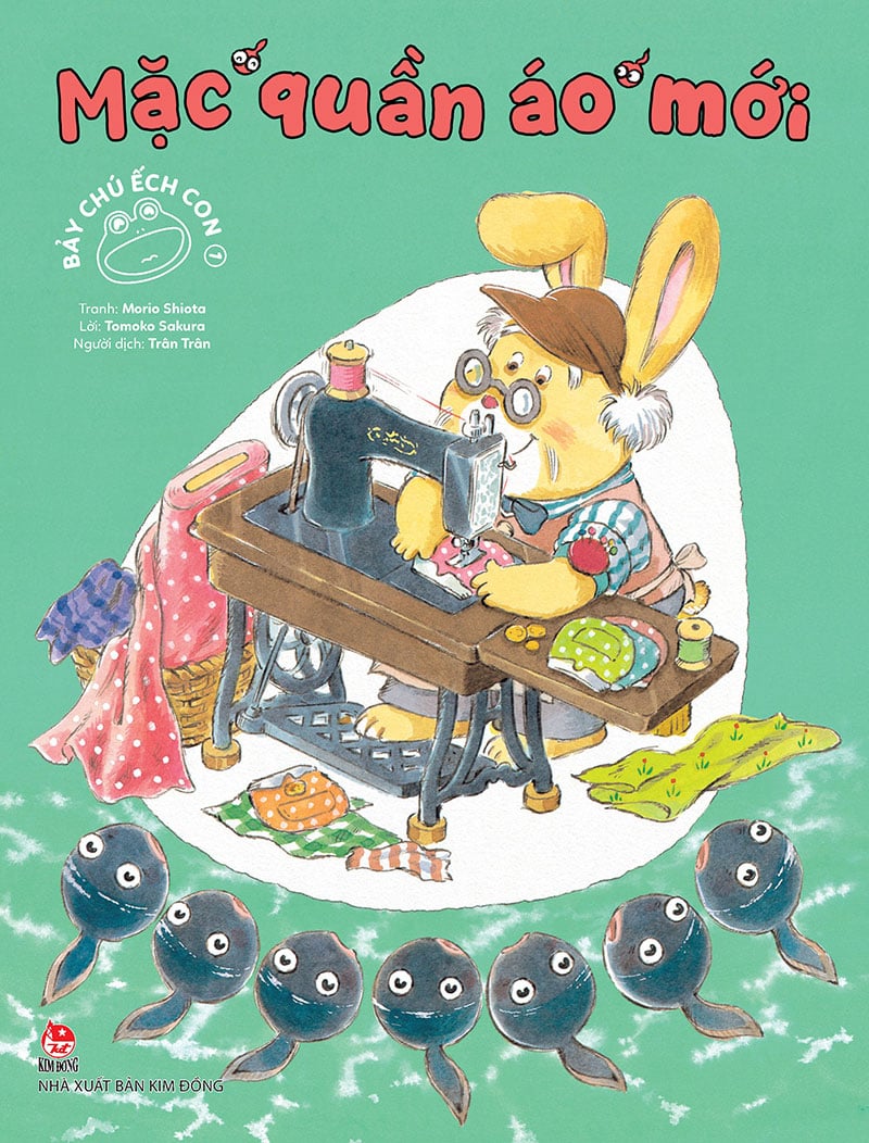 Bảy chú ếch con - mặc quần áo - tập 1