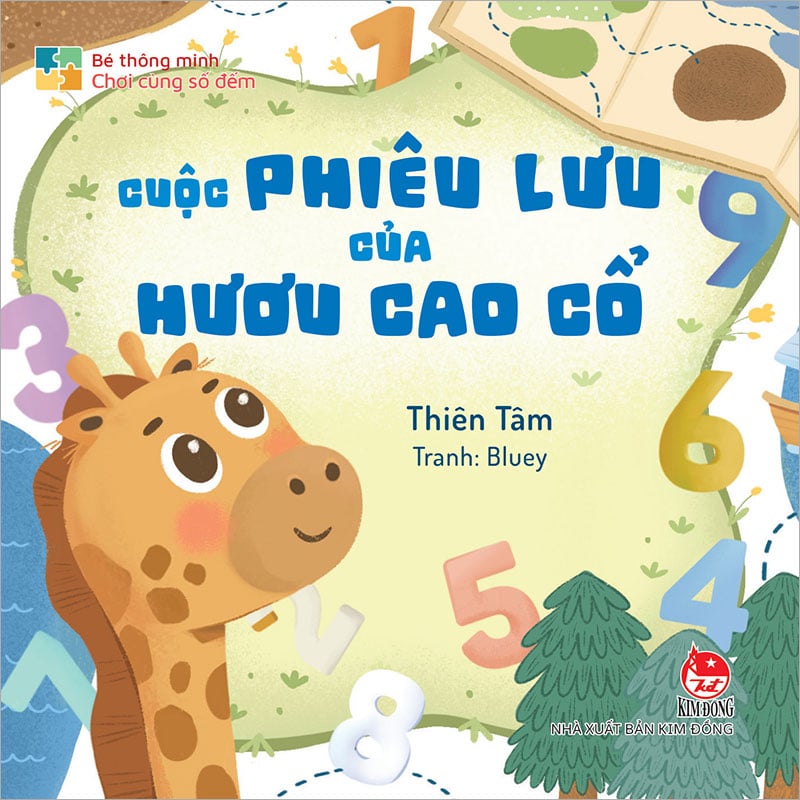 Bé thông minh - chơi cùng số đếm - cuộc phiêu lưu của hươu cao cổ