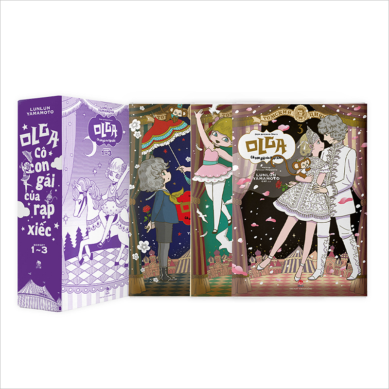 Boxset olga - cô con gái của rạp xiếc (3 tập) (tặng kèm 03 bookmark)