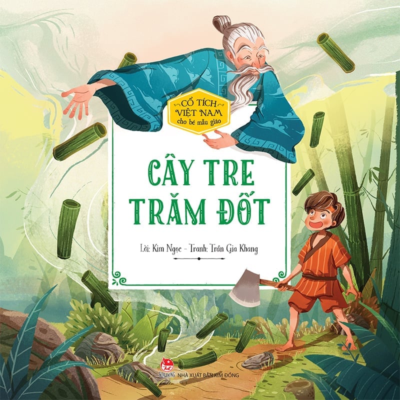 Combo Cổ Tích Việt Nam Cho Bé Mẫu Giáo - Cây Tre Trăm Đốt + Từ Thức Gặp Tiên + Tấm Cám + Cây Khế + Sự Tích Con Dã Tràng (Bộ 5 Cuốn)
