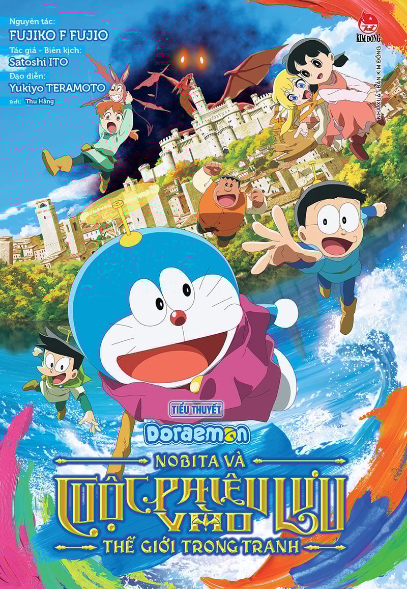 Tiểu thuyết doraemon - nobita và cuộc phiêu lưu vào thế giới trong tranh