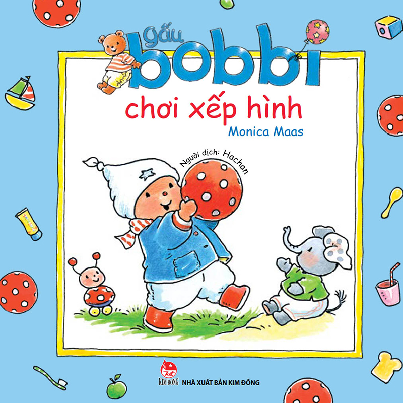 Gấu Bobbi Chơi Xếp Hình - Bìa Cứng