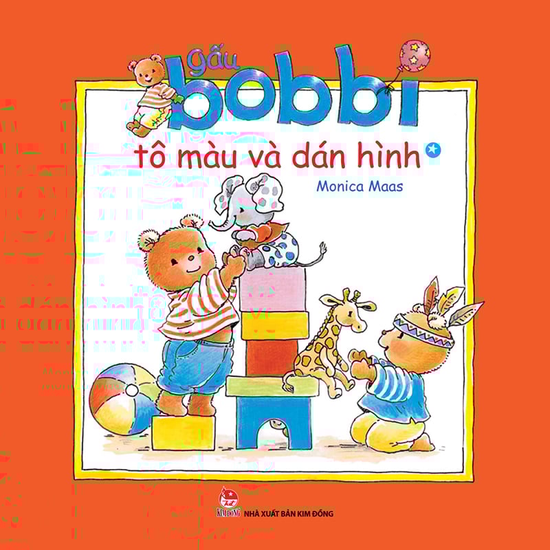 Gấu Bobbi Tô Màu Và Dán Hình - Tập 1