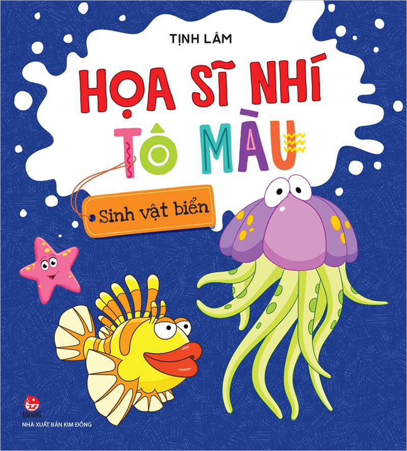 Họa Sĩ Nhí Tô Màu - Sinh Vật Biển (Tái Bản 2023)