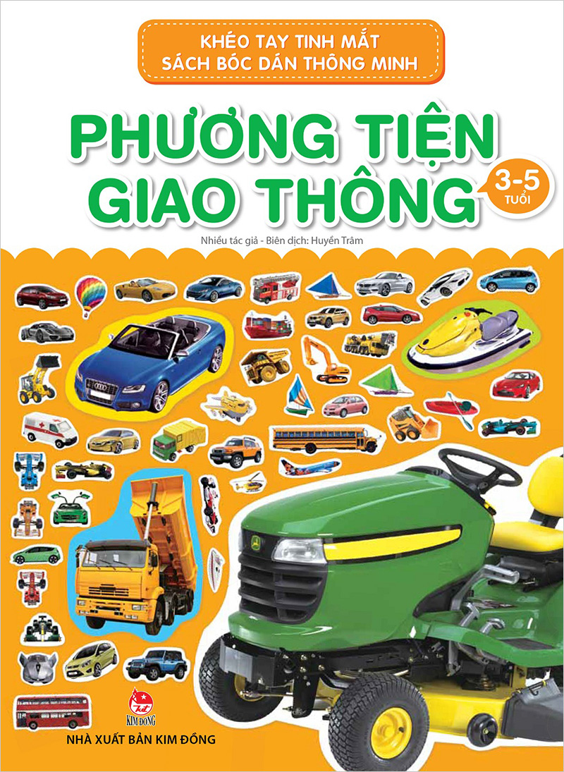 Khéo Tay Tinh Mắt - Sách Bóc Dán Thông Minh - Phương Tiện Giao Thông