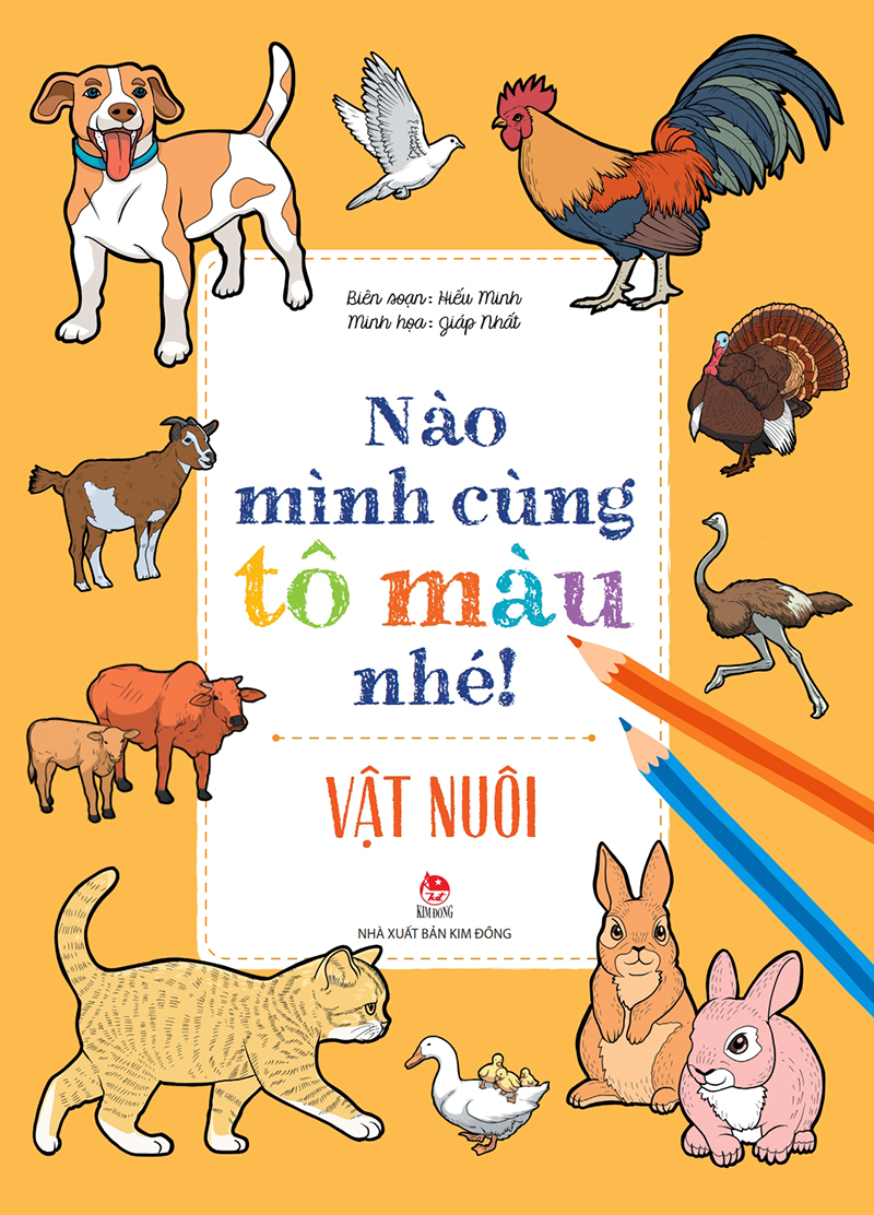 Nào mình cùng tô màu nhé ! - vật nuôi (2023)
