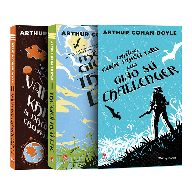 Boxset Những Cuộc Phiêu Lưu Của Giáo Sư Challenger 2 Tập Tặng 02 Postcard