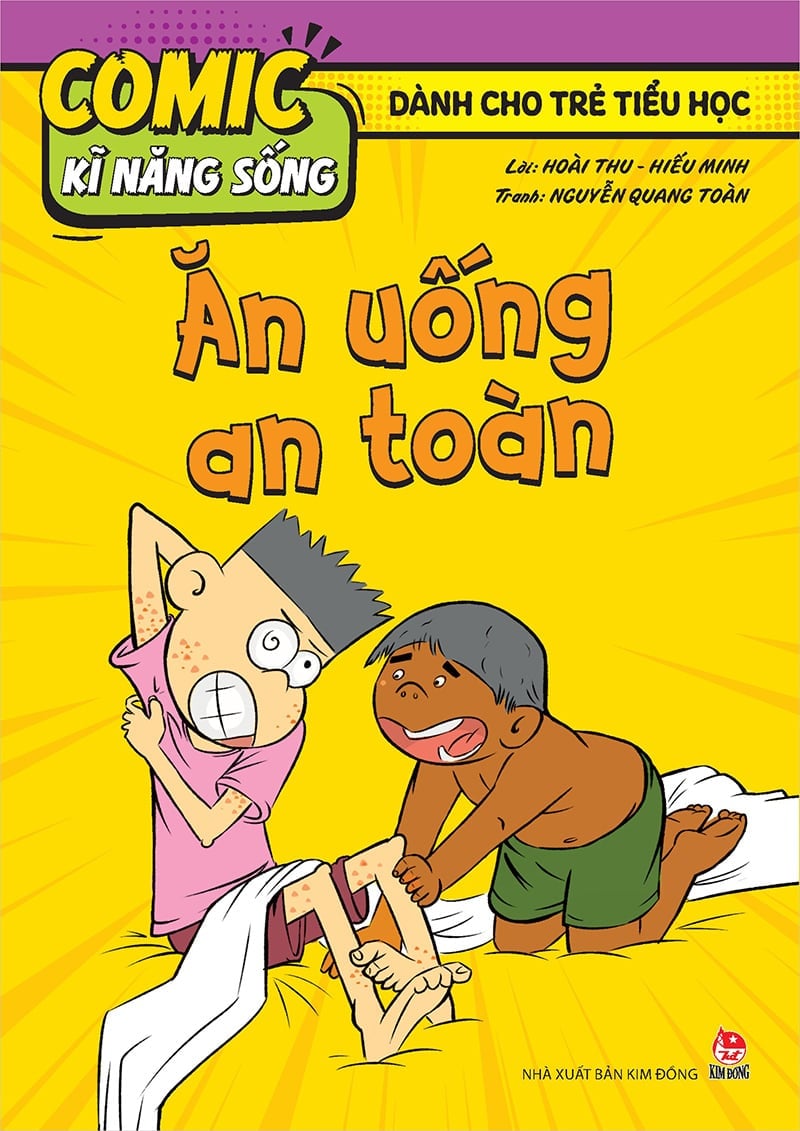Comic kĩ năng sống - dành cho trẻ tiểu học - ăn uống an toàn