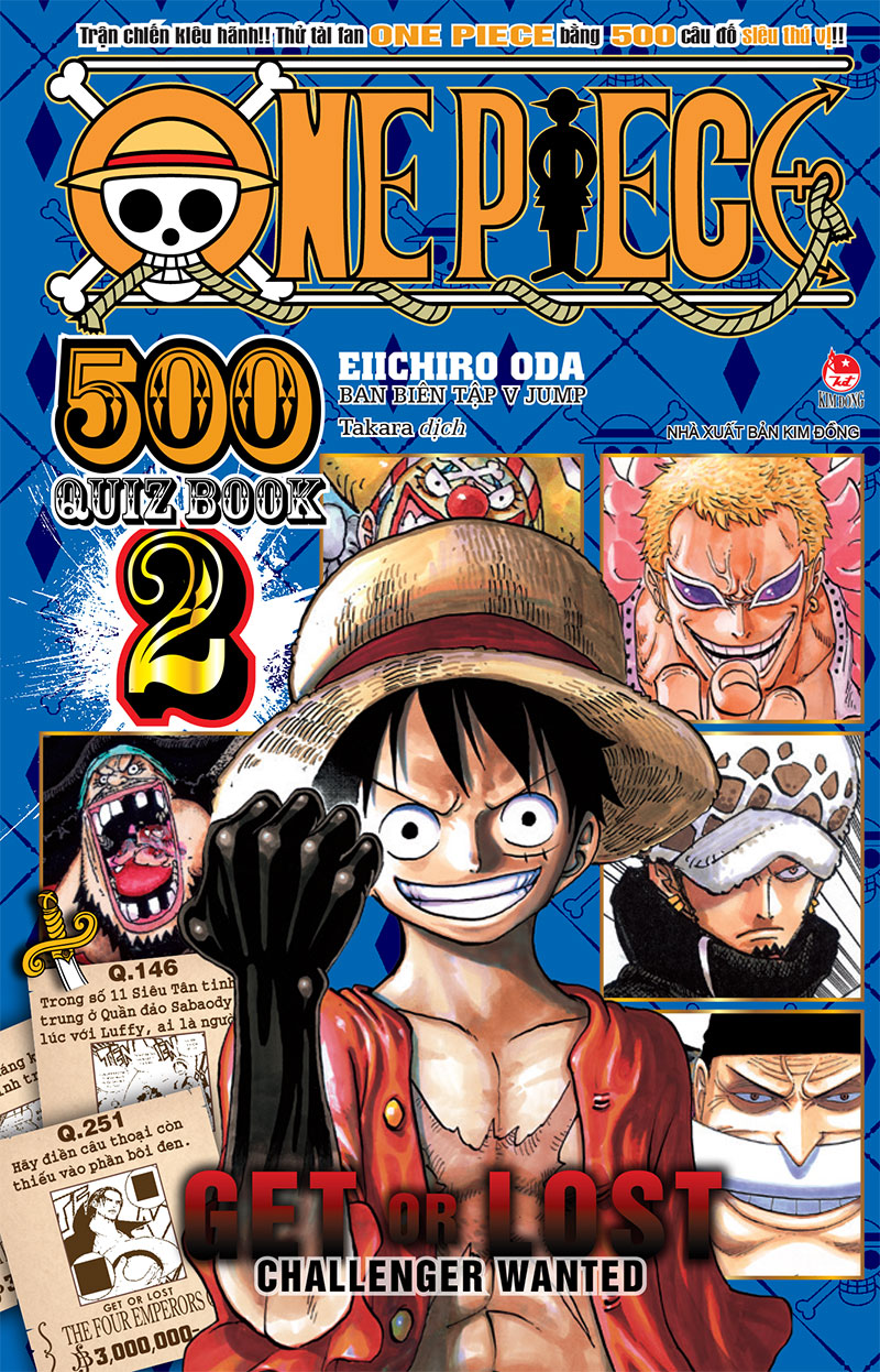 One Piece 500 Quiz Book - Tập 2