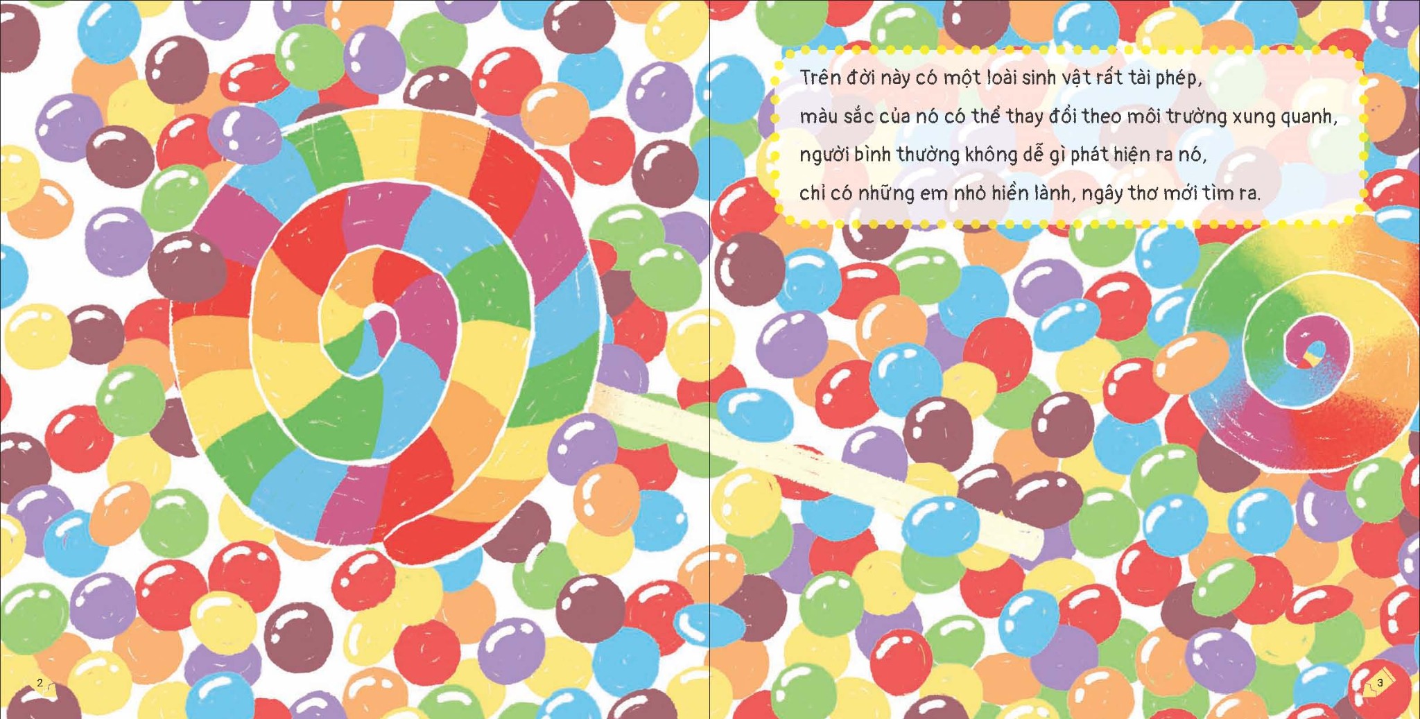 Kích Thích Trí Tưởng Tượng Cho Bé - Tắc Kè Đổi Màu, Cậu Ở Đâu?