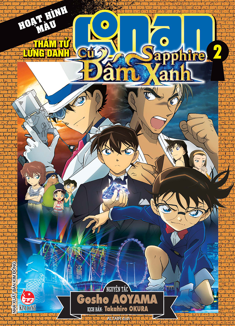 Thám tử lừng danh conan - hoạt hình màu - cú đấm sapphire xanh